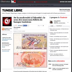 De la modernité à l'identité : le sens des nouveaux billets de banque tunisiens