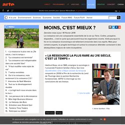 Moins, c'est mieux