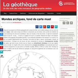 Mondes arctiques, fond de carte muet