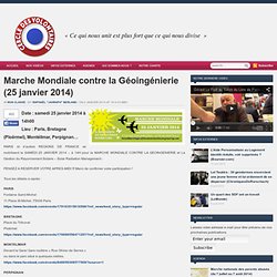 25/01/2014 Marche Mondiale Protestation