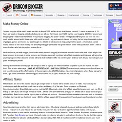 Make Money Online Programs for Bloggers