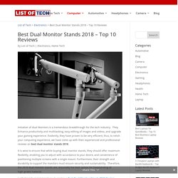 Best Dual Monitor Stand