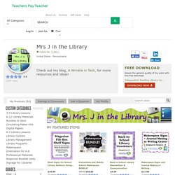Mrs J in the Library Teaching Resources