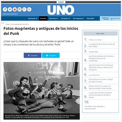 Fotos mugrientas y antiguas de los inicios del Punk