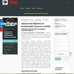 Best Multimedia Training Institute in Delhi