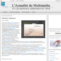 Définition: Singularité