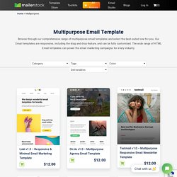 Multipurpose Responsive Email Template & Newsletter Templates