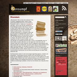 Konsumpf – Forum für kreative Konsumkritik – Culture Jamming, Nachhaltigkeit, Konzernkritik, Adbusting » Wissensbasis