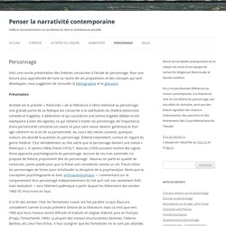 Penser la narrativité contemporaine