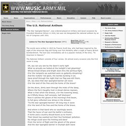 The U.S. National Anthem - The Star Spangled Banner