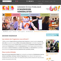 ÉCOLE NATIONALE D'INGÉNIEURS DE BREST - BRETAGNE - Devenir ingénieur