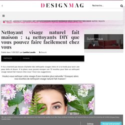 Nettoyant visage naturel fait maison : 14 nettoyants DIY que vous pouvez faire facilement chez vous