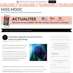 Comprendre, apprendre, les neurosciences au service de l’apprentissage