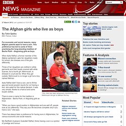 The Afghan girls who live as boys