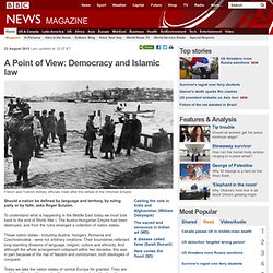 A Point of View: Democracy and Islamic law