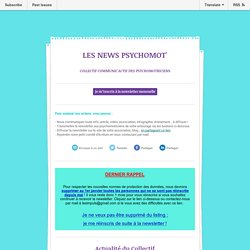 N°26 - News psychomot de novembre (CCAP)