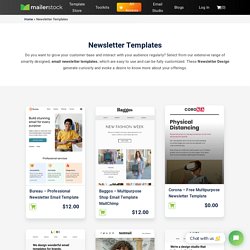Newsletter Templates- HTML Newsletter Templates