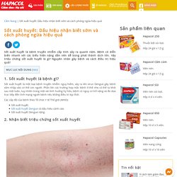 Sốt xuất huyết là gì? Nguyên nhân và cách điều trị hiệu quả - Hapacol