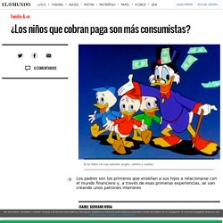 ¿Los niños que cobran paga son más consumistas?