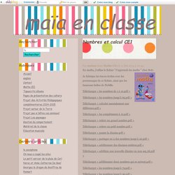 Nombres et calculs - leçons picbille CE1