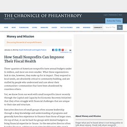 How Small Nonprofits Can Improve Their Fiscal Health - Money and Mission