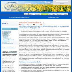 The Center for Nonviolent Communication