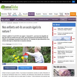 Nos enfants ont-ils un accès égal à la nature ?