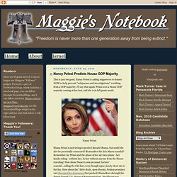 Nancy Pelosi Predicts House GOP Majority