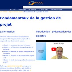 organisation des projets
