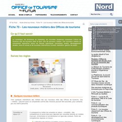 Fiche 70 – Les nouveaux métiers des Offices de tourisme