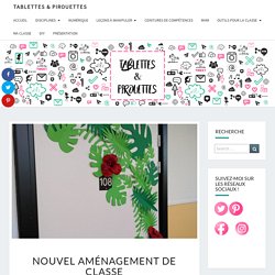 Nouvel aménagement de classe