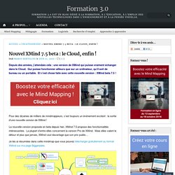 Nouvel XMind 7.5 beta : le Cloud, enfin ! – Formation 3.0