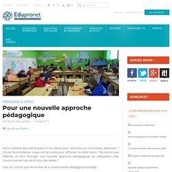 Pour une nouvelle approche pédagogique