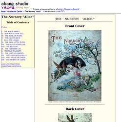 The Nursery "Alice" by Lewis Carroll ** aliang studio **