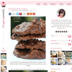 Nutella No Bake Cookies