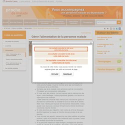 Nutrition et santé : adapter l'alimentation