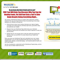 Nutritional Typing Test by Dr. Joseph Mercola
