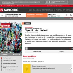 Objectif : zéro déchet !