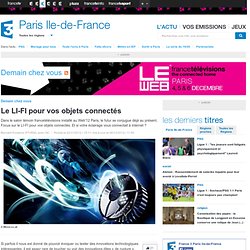 Le LI-FI pour vos objets connectés