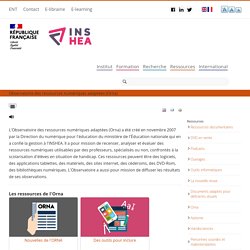 Observatoire des ressources numériques adaptées (Orna)