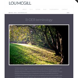 OER terminology