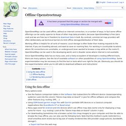 Offline Openstreetmap