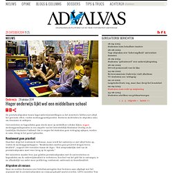 Hoger onderwijs lijkt wel een middelbare school