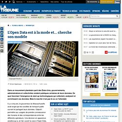 L'Open Data est à la mode et... cherche son modèle