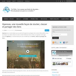 Openoox, une nouvelle façon de stocker, classer et partager des liens