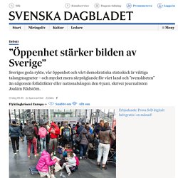 ”Öppenhet stärker bilden av Sverige”