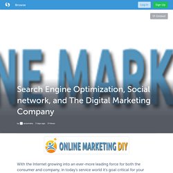 Search Engine Optimization, Social network, and The Digital Marketing Company (with image) · seoomaha