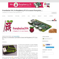 pi-top un ordinateur portable à base de Raspberry Pi 3 (ou 2)…