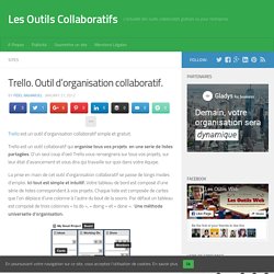 Trello. Outil d’organisation collaboratif