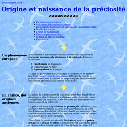 Origines de la Préciosité